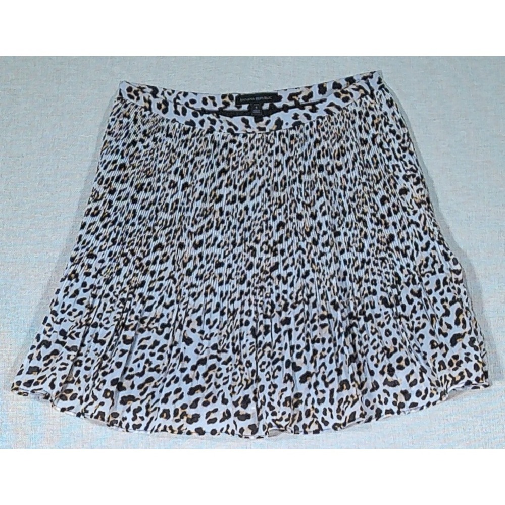 New Banana Republic‎ Petites Leopard Print Skirt Size 6